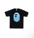 Bape ABC sea surface camo ape head tee