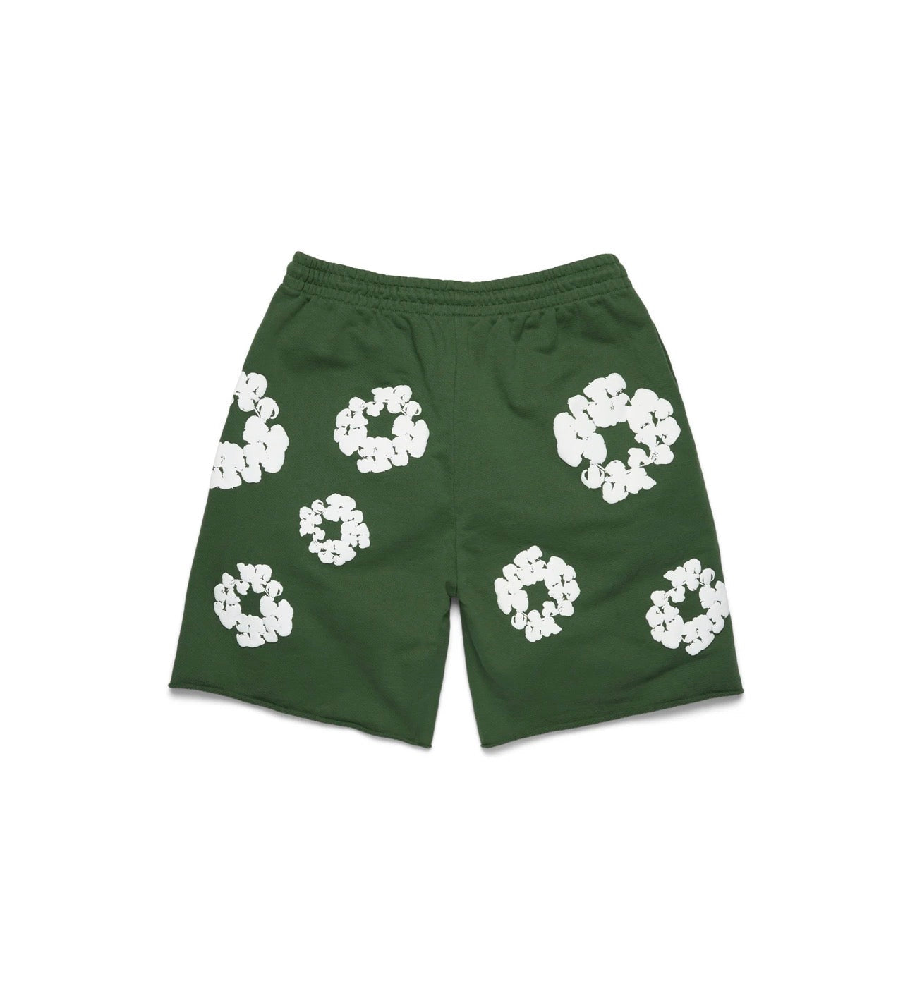 COTTON WREATH SWEATSHORTS GREEN