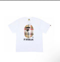 A bathing Ape bape checkered tee